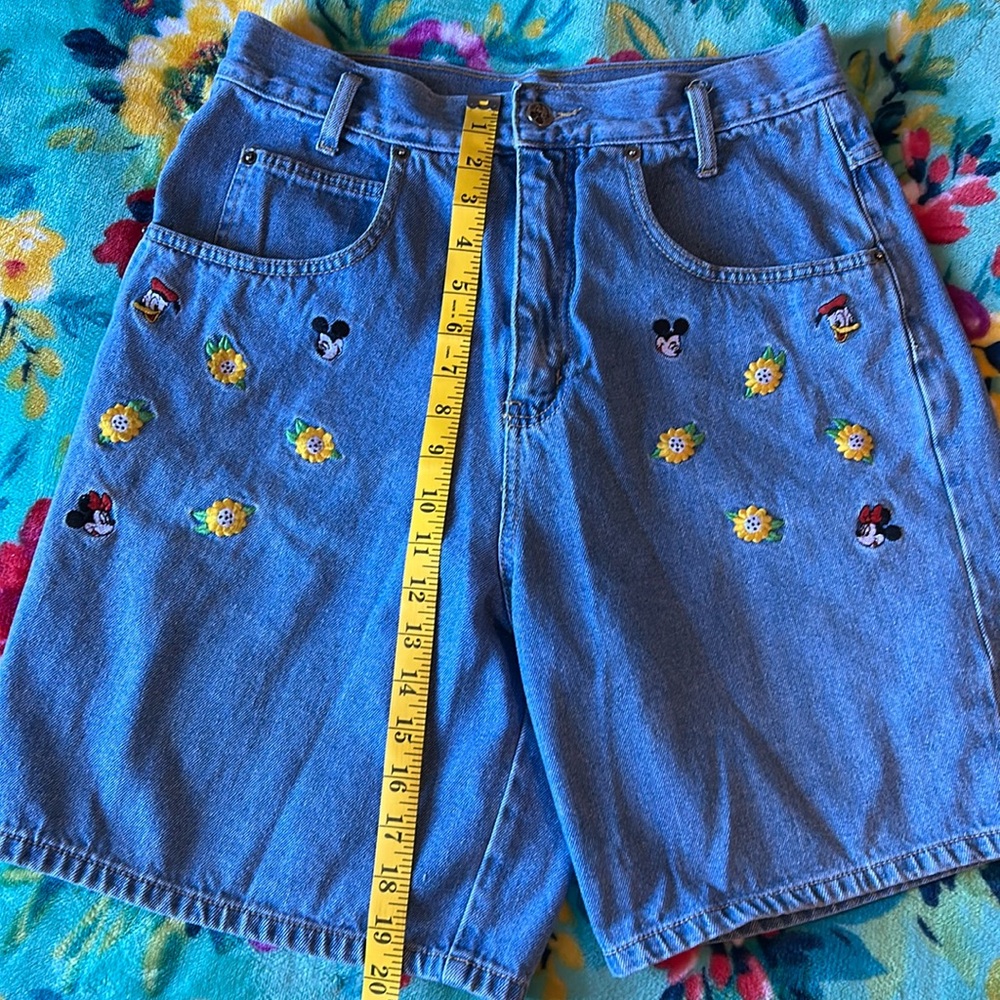 Vintage Mickey Mouse Jean denim Shorts